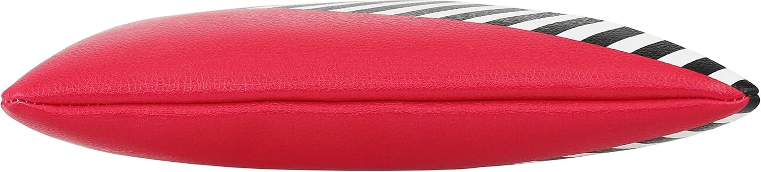 B BRENTANO Vegan Clutch Bag Pouch with Tassel Accent