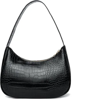 BAIKELI Crescent Shoulder Bags for Women Small Shoulder Purse Handbag Retro Classic Clutch Hobo Tote Bag Underarm Purse