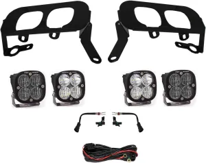 Baja Designs Squadron Sport/SAE Dual Fog Pocket Kit - '14-15 Silverado/Sierra 1500 (Multi-Pattern, Clear)