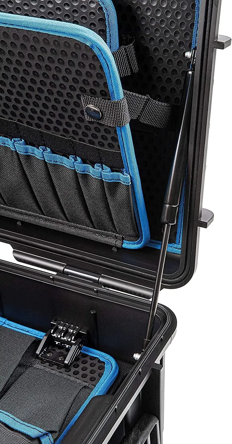 B&W International Jumbo 6700 Outdoor Tool Case with Pocket Tool Boards, Black