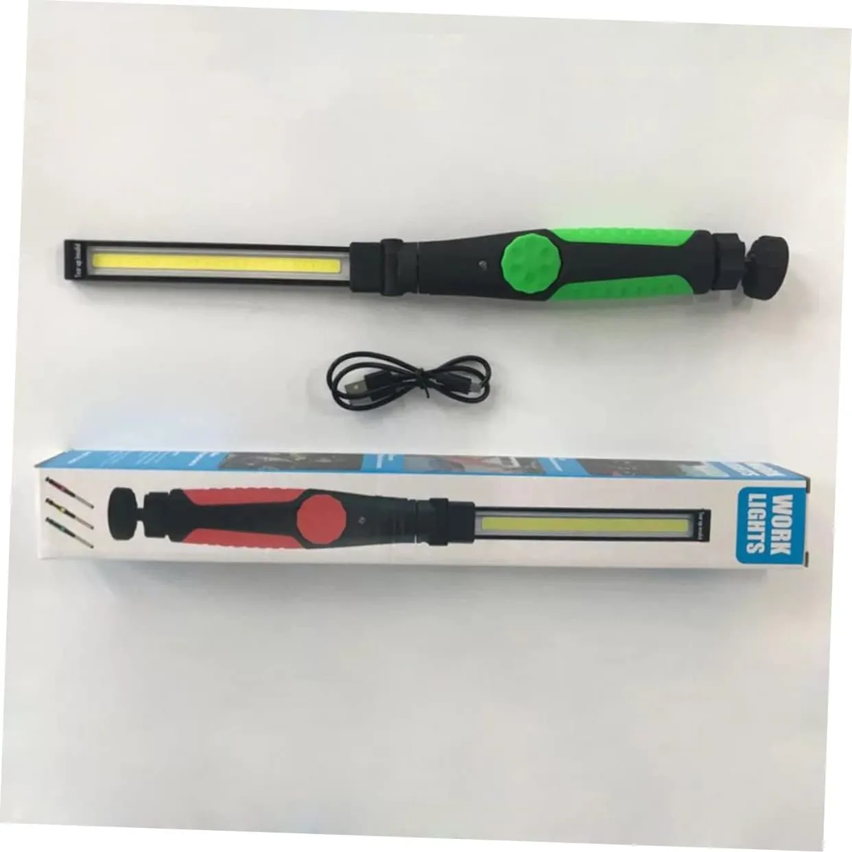 BESPORTBLE Cordless Led Work Light Rechargeable Work Lights USB Flashlight Rechargeable Led Flashlight Magnetic Work Auto Inspection Light Car Repair Work Flashlight Car LEDs Stick Pen Uv