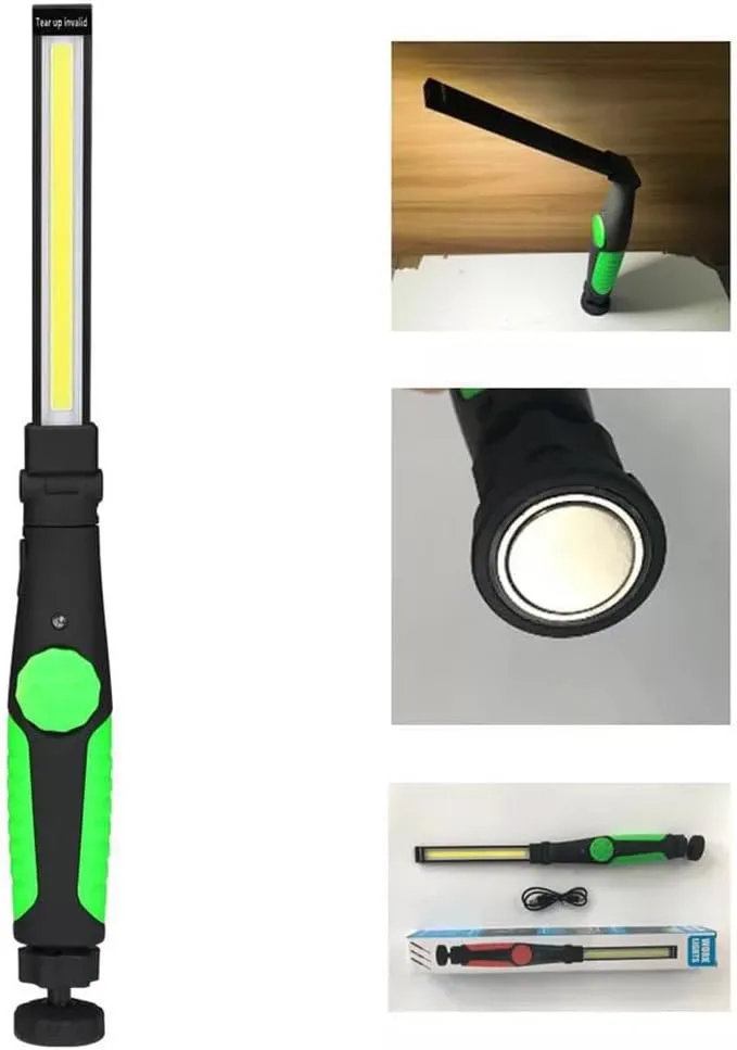 BESPORTBLE Cordless Led Work Light Rechargeable Work Lights USB Flashlight Rechargeable Led Flashlight Magnetic Work Auto Inspection Light Car Repair Work Flashlight Car LEDs Stick Pen Uv