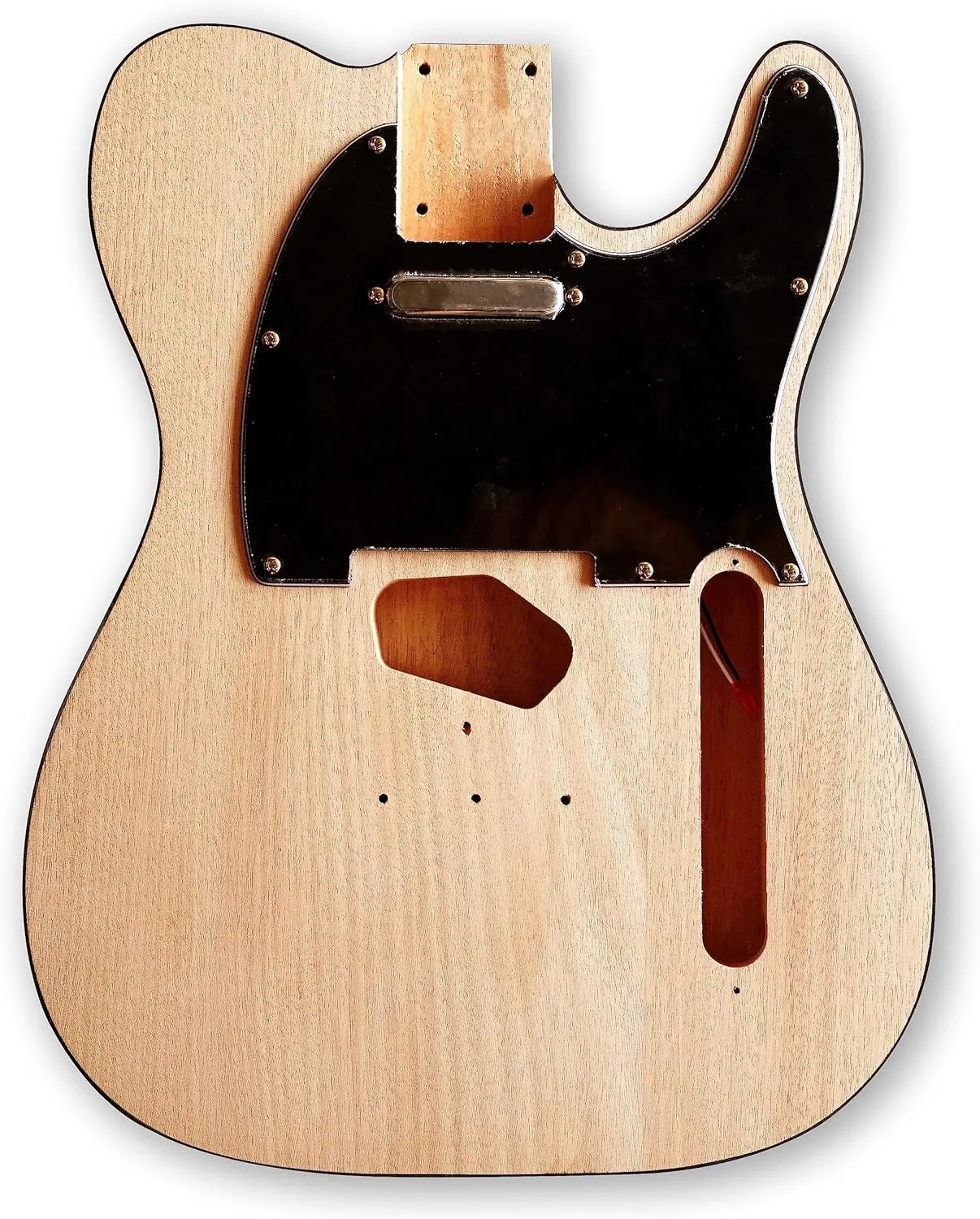 BexGears DIY Electric Guitar Kits for TL style Okoume wood Body maple neck & composite ebony fingerboard