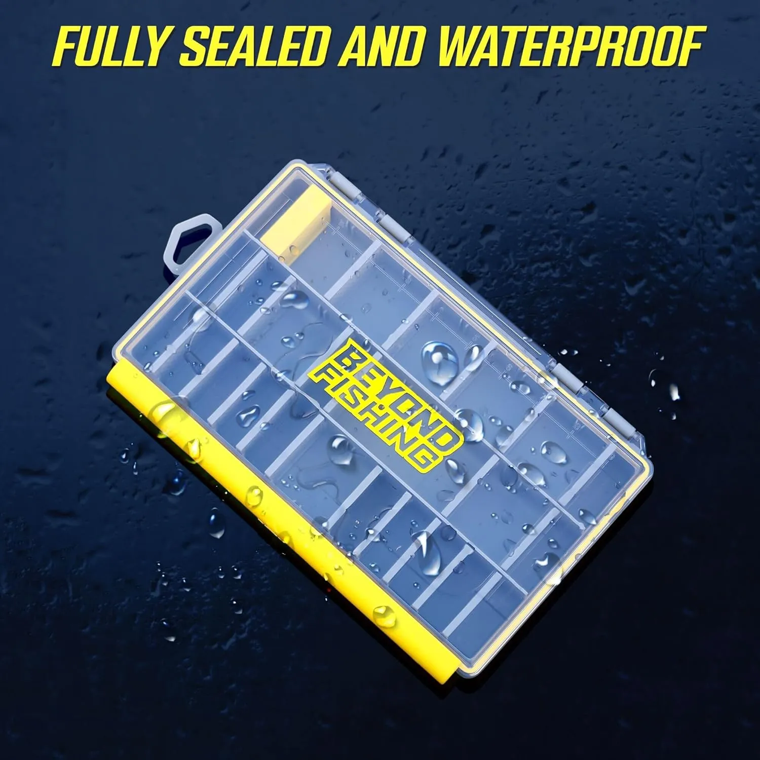 Beyond Fishing Waterproof Tackle Box for Fishing, 3600 2-Pack