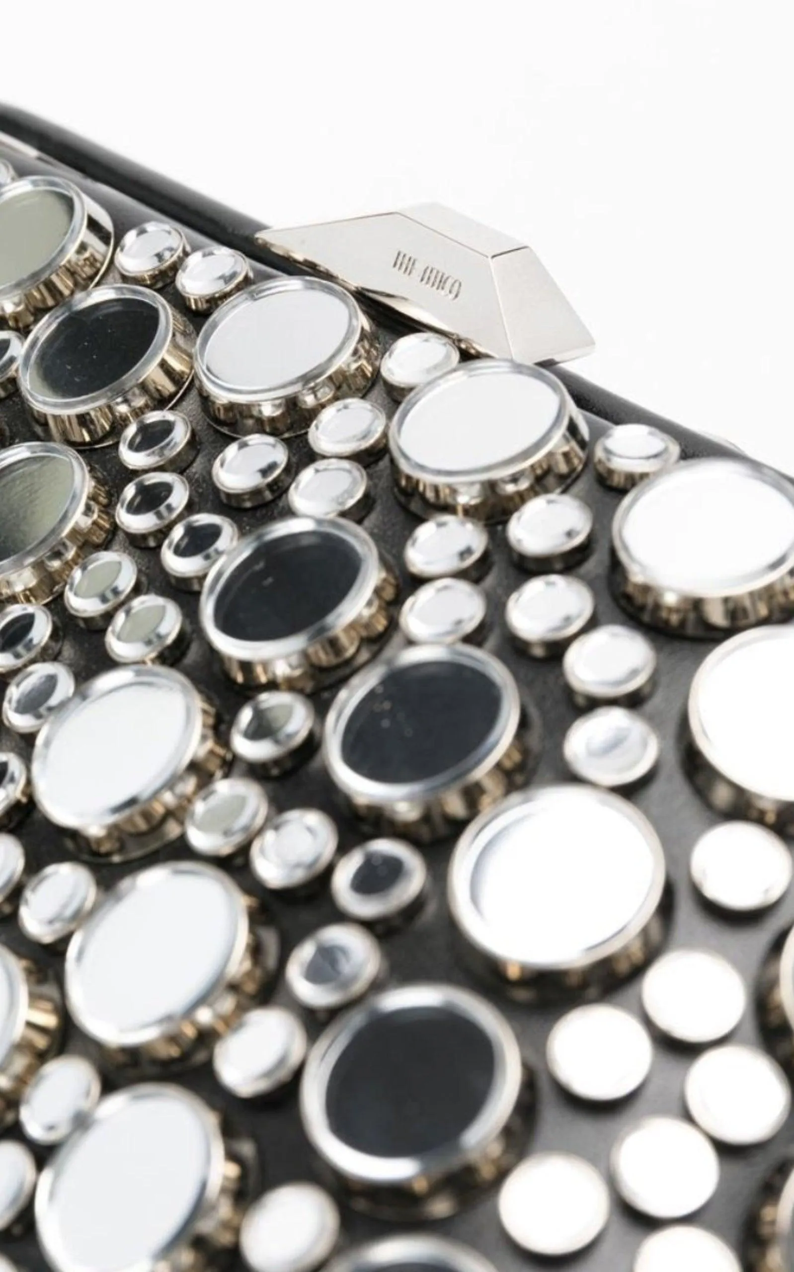 Black Midnight Workmanship Mirror Clutch