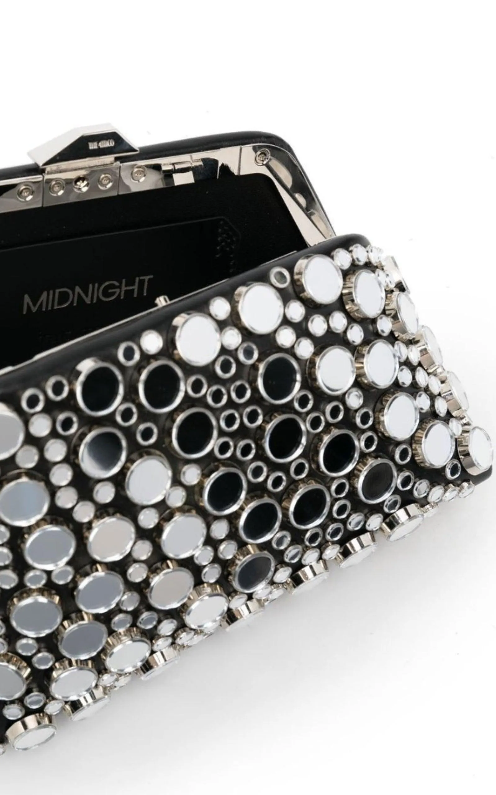Black Midnight Workmanship Mirror Clutch