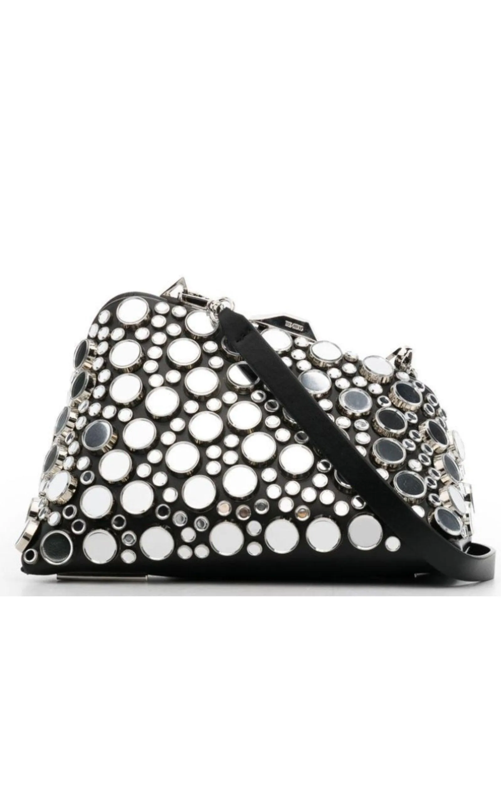 Black Midnight Workmanship Mirror Clutch
