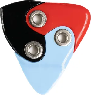 Black Mountain Asteroid Guitar Pick. The World's First Three-in-One, Multi-Material Pick For Acoustic Guitar, Electric Guitar, Bass, and More! Thin Gauge, Heavy Gauge Pick, All in One!