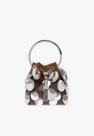 Bon Bon Mesh Paillette Bucket Bag