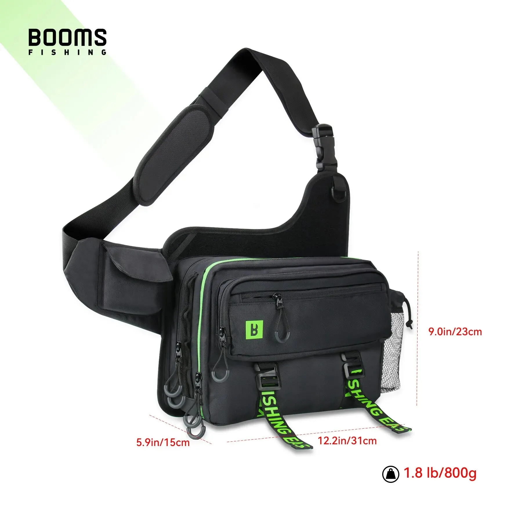 Booms Fishing IB1 Fishing Bag High-Capacity Tackle Storage Bags Large Sea Freshwater Backpack Carpfishing Professional Equipmen