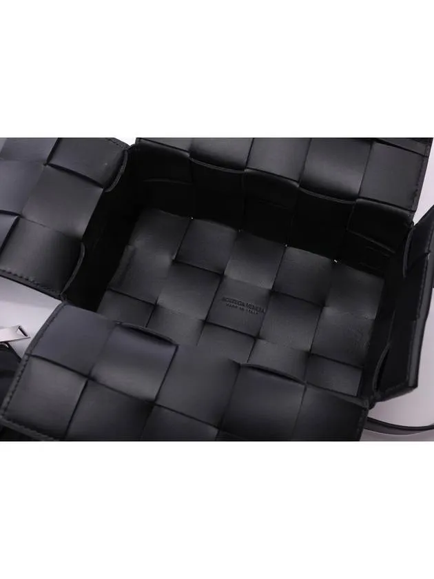 Bottega Veneta Cassette Travel Calfskin Pouch Bag Black