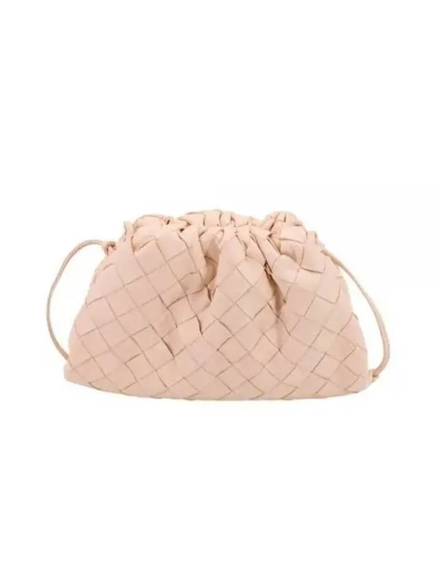 Bottega Veneta Intrecciato Mini Pouch Bag Pink