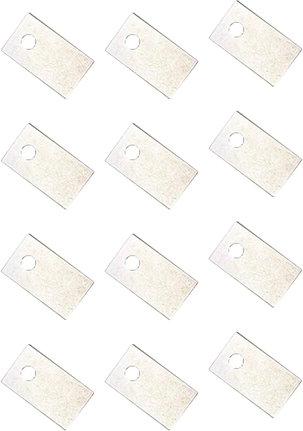 Bridge Shim Set of 12,guitar saddle shims,Compatible with Floyd Rose for Adjusting Saddle Height, 0.2mm Guitar Saddle Shims