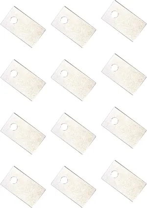 Bridge Shim Set of 12,guitar saddle shims,Compatible with Floyd Rose for Adjusting Saddle Height, 0.2mm Guitar Saddle Shims