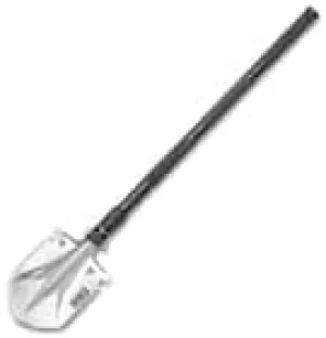 BUGOUT Multi-Function Folding Entrenchment Tool and Pouch - Shovel, Saw, Screw Drivers, Cord Cutter, Bottle Opener, Compass, Fire Striker