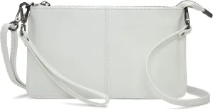 Bveyzi Genuine Leather Wristlet Purses for Women, Envelope Clutch Wallet Small Crossbody Bags for Dressy Evening