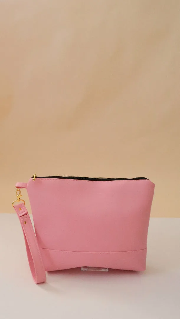 Cali Clutch- Bubble Gum Pink