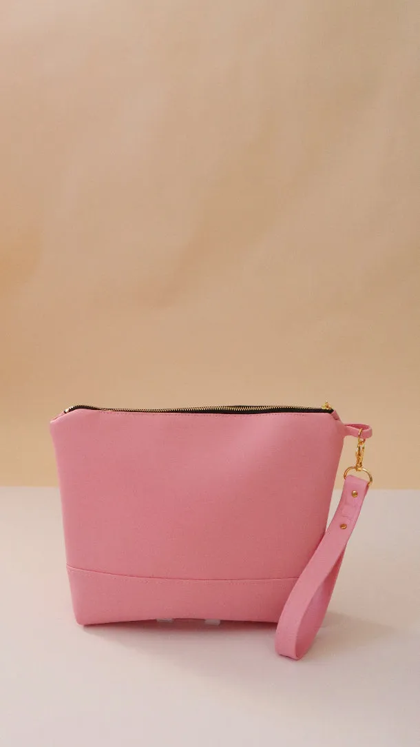 Cali Clutch- Bubble Gum Pink