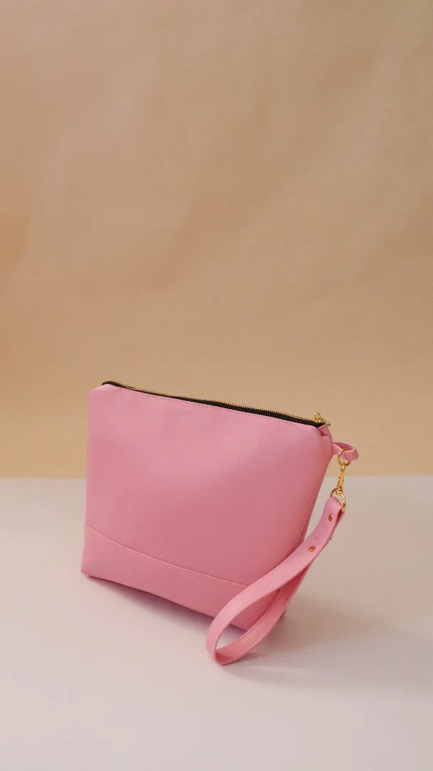 Cali Clutch- Bubble Gum Pink