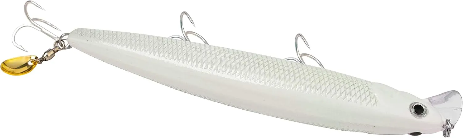 Calissa Offshore Tackle 110mm and 140mm California Inshore Fishing - Special Jerkbait Crankbait Surf Flash Fishing Salt Pro Lure Minnow Zebra MS Metallic Sardine Glow