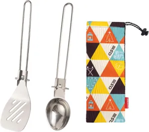 Camping Utensil Folding Camping Utensils Backpacking Multi Tool Cooking Flatware