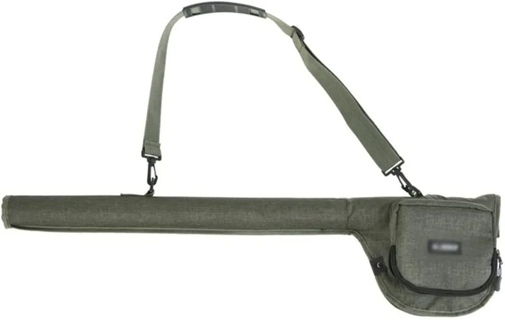 Canvas Fishing Bag for Fly Rod and Reel Combo Set Fishing Rod Reel Shoulder Bag