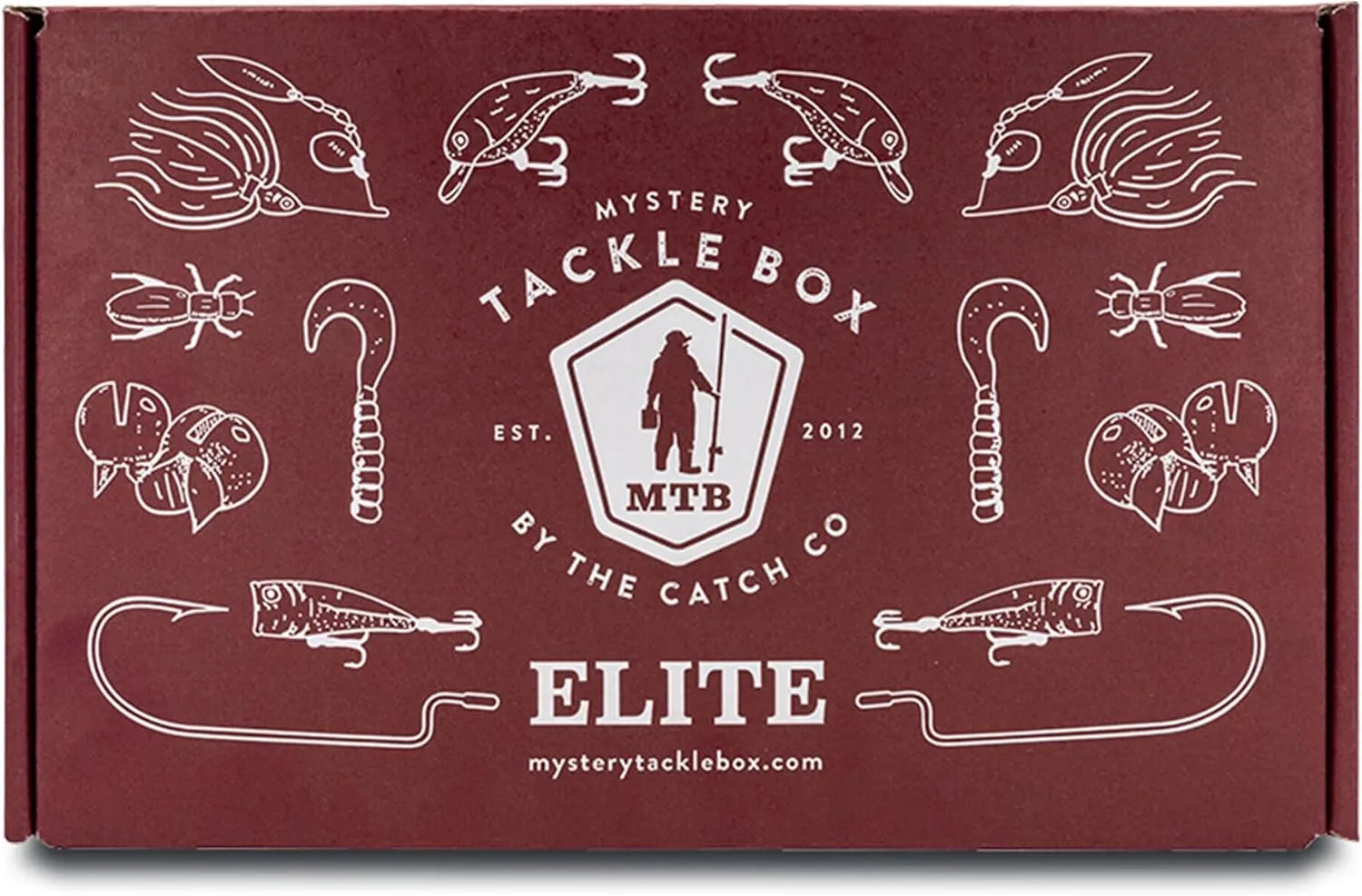 Catch Co Mystery Tackle Box ELITE Bass Fishing Kit