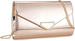 CHARMING TAILOR PU Clutch Purse for Women Evening Bag Chic Clutch Handbag for Special-occasion