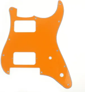 Charvel SO CAL Style Replacment Guitar Pickguard,3ply Orange