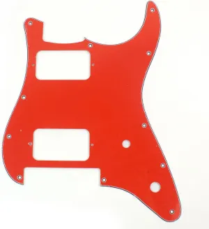 Charvel SO CAL Style Replacment Guitar Pickguard,3ply Red