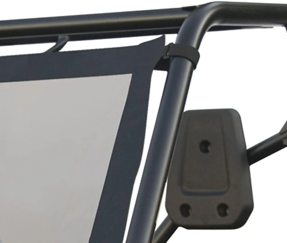 Classic Accessories QuadGear UTV Front/Rear Windshield, Fits Yamaha Rhino, Black