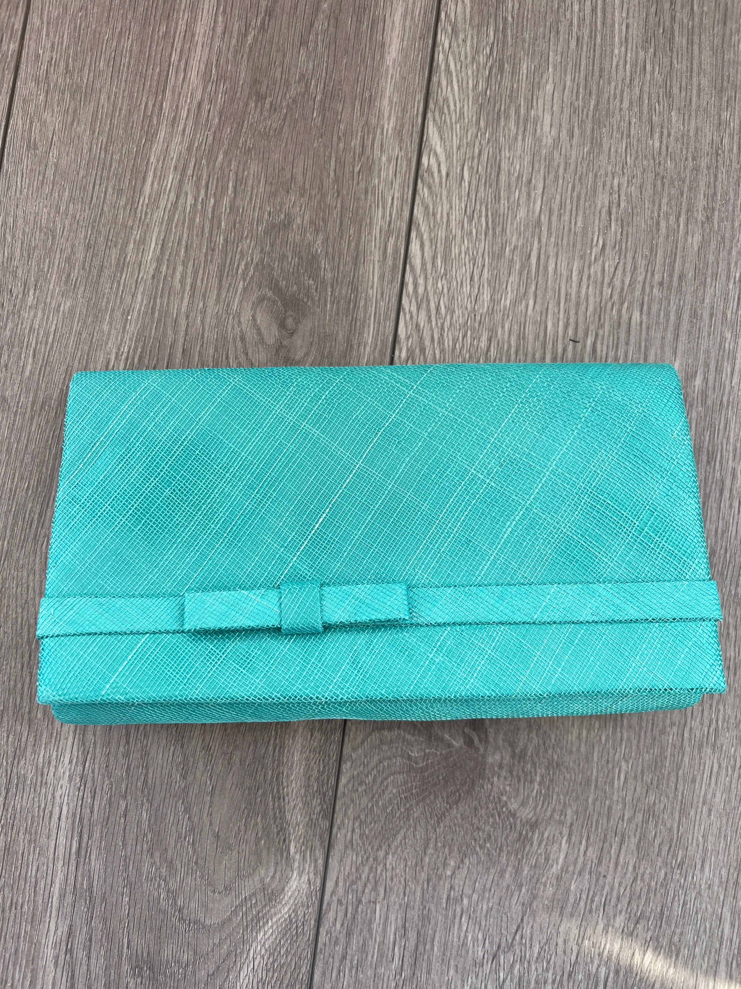 Classic Sinamay Lagoon Clutch Bag for Weddings
