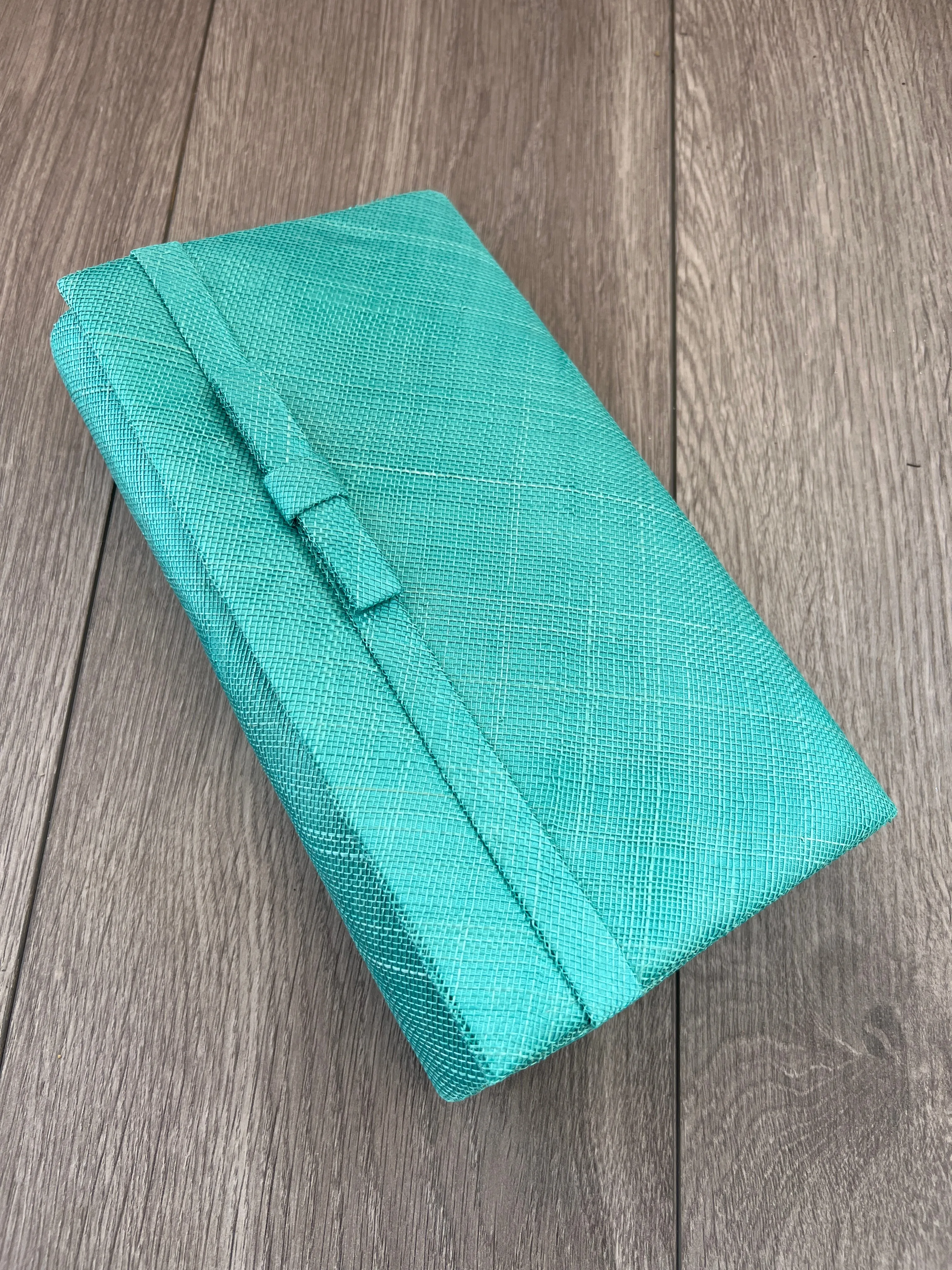 Classic Sinamay Lagoon Clutch Bag for Weddings