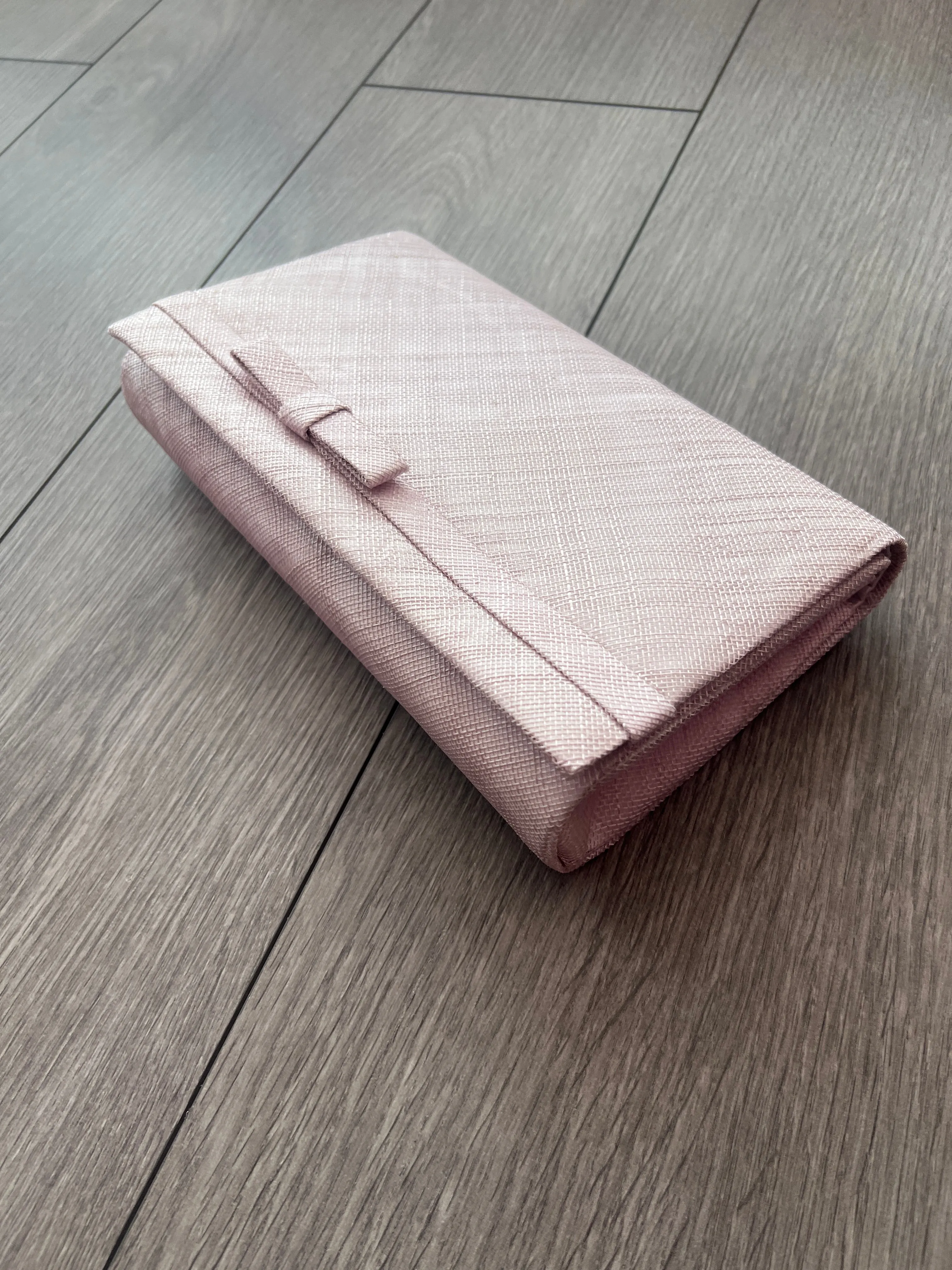 Classic Sinamay Orchid Clutch Bag For Weddings
