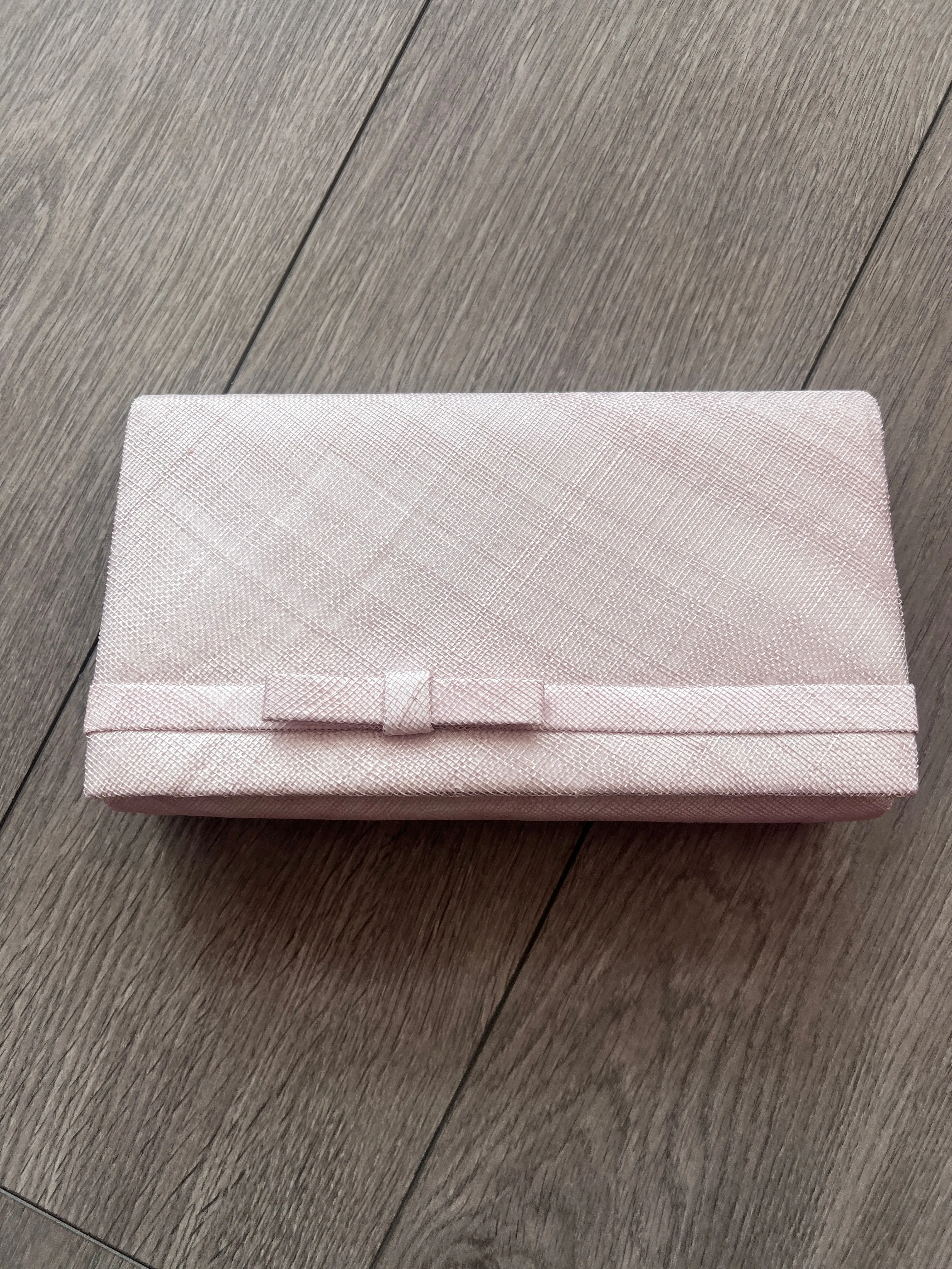 Classic Sinamay Orchid Clutch Bag For Weddings