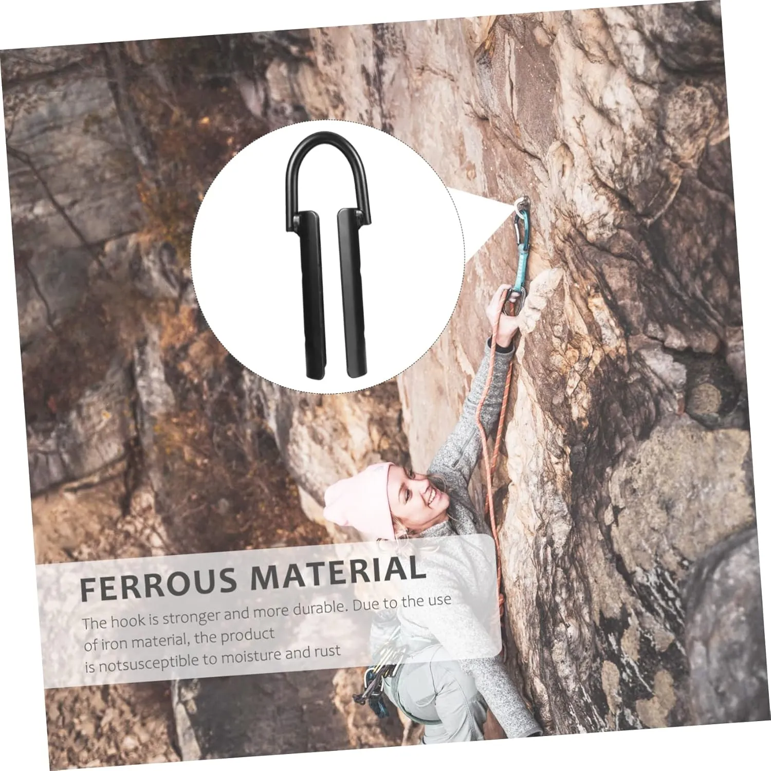 Climbing Rope Hook Tricep Cable Machine Jump Macrame Cord Heavy Duty Coat Hangers Pull up Station Heavy