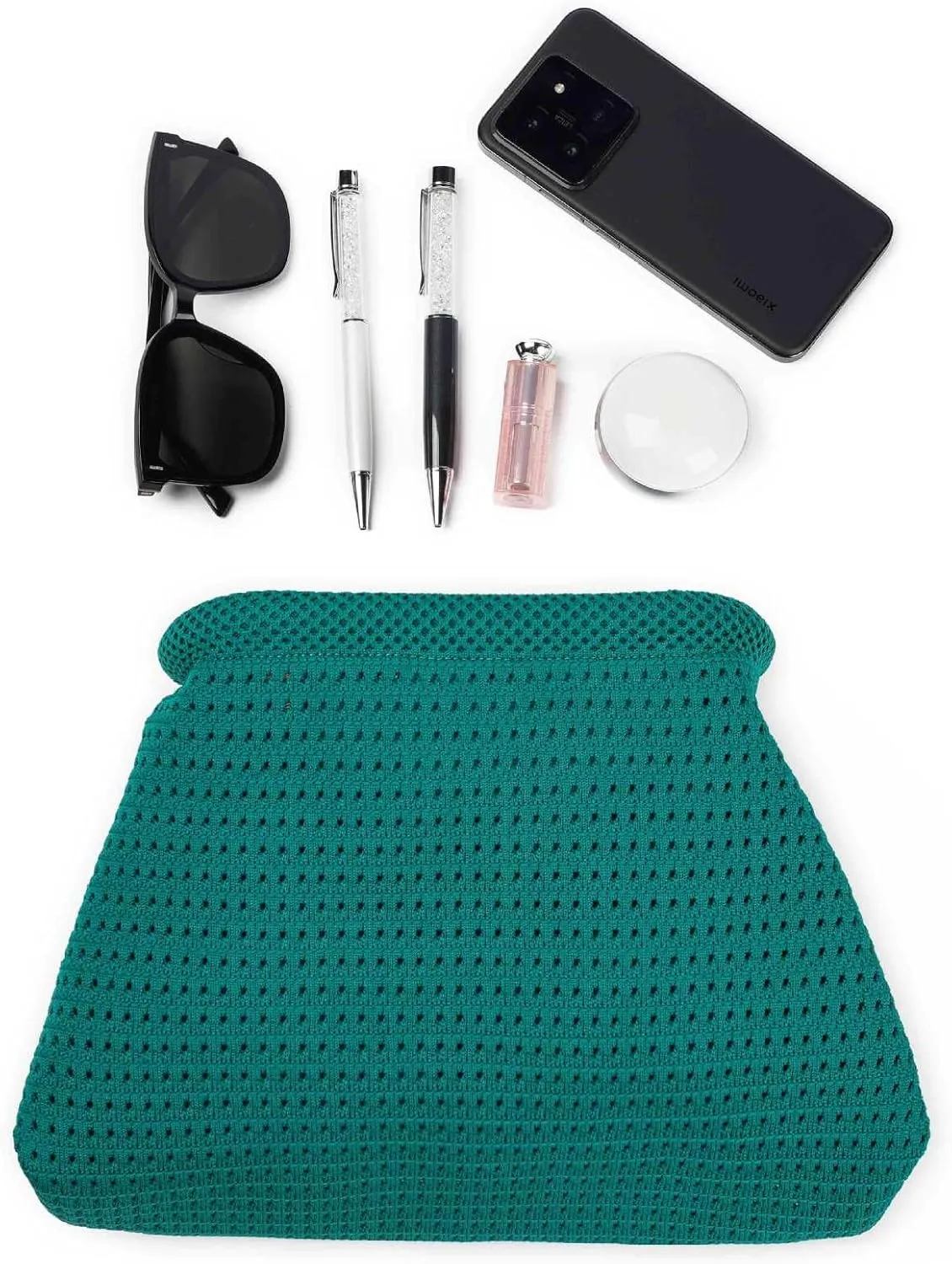 Clutch Purses for Women Knitted Cloud Bag Summer Beach Tote Handbag Fashion Dumpling Crossbody Shoulder Pouch Bag
