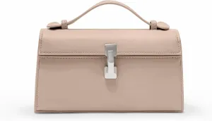 Clutch Purses for Women - Small Purse Top Handle - Evening Bag - Adjustable Crossbody Handbag - Trendy PU Leather