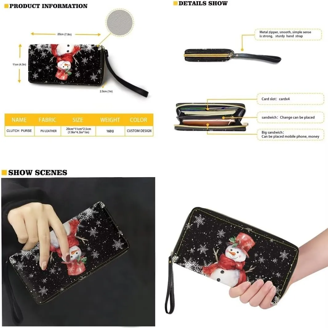 Coldinair Custom Handbags Top Handle Purse for Women,Leather Shoulder Bag Satchel Purse Work Bag 3PCS for Ladies Girls