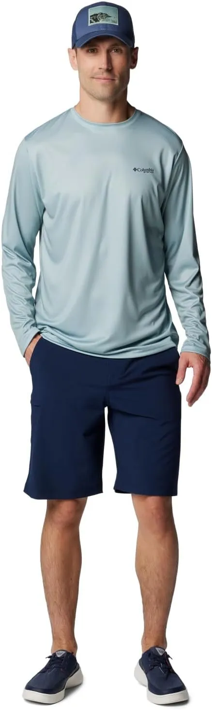 Columbia Men's PFG Terminal Tackle Fish Flag Long Sleeve Fishing Shirt