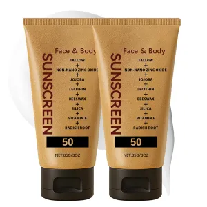 Confidita Beef Tallow Sunscreen, Confidita's Tallow Nourish SPF 50 | Organic Natural Beef Tallow Sunscreen, Clean Non-Greasy Formula for Face and Body for Sunmmer Outdoor Travel | Women and Men6OZ (2)