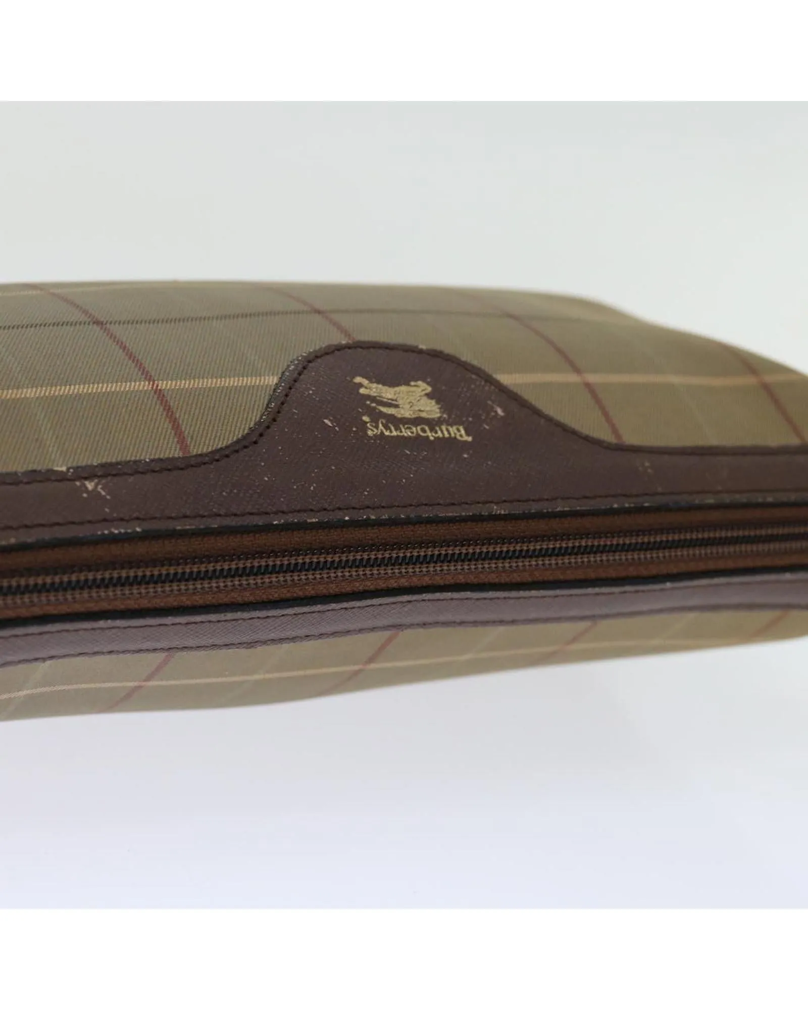 Cosmetic Travel Bag Check Pattern
