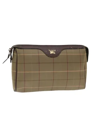 Cosmetic Travel Bag Check Pattern