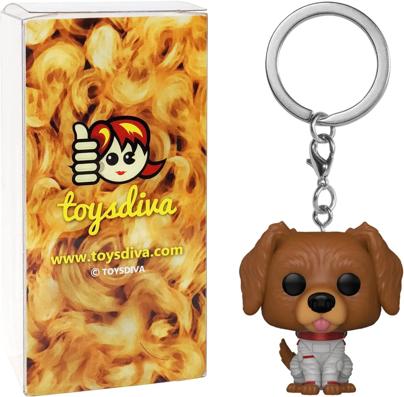 Cosmo: Pocket P o p ! Mini-Figural K e y c h a i n Bundle with 1 Compatible 'ToysDiva' Graphic Protector (67502 - B)