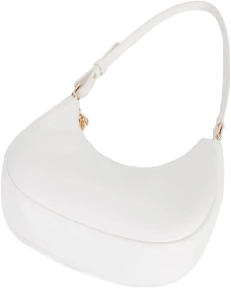 Crescent Shoulder Bags for Women Cute Hobo Tote Handbag Under the Arm Purses Mini Clutch Purse with Zipper Closure