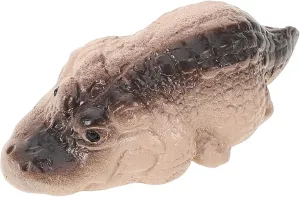 Crocodile Ornament Crocodile Statue Tea Pet Resin Crocodile Resin Craft Figurine Crocodile Figurine Indoor Desktop Decor Miniature Animal Decor Crocodile Animal Decor