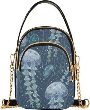 Crossbody Bags Crossbody Purse Chest Bag Jellyfish for Women Trendy