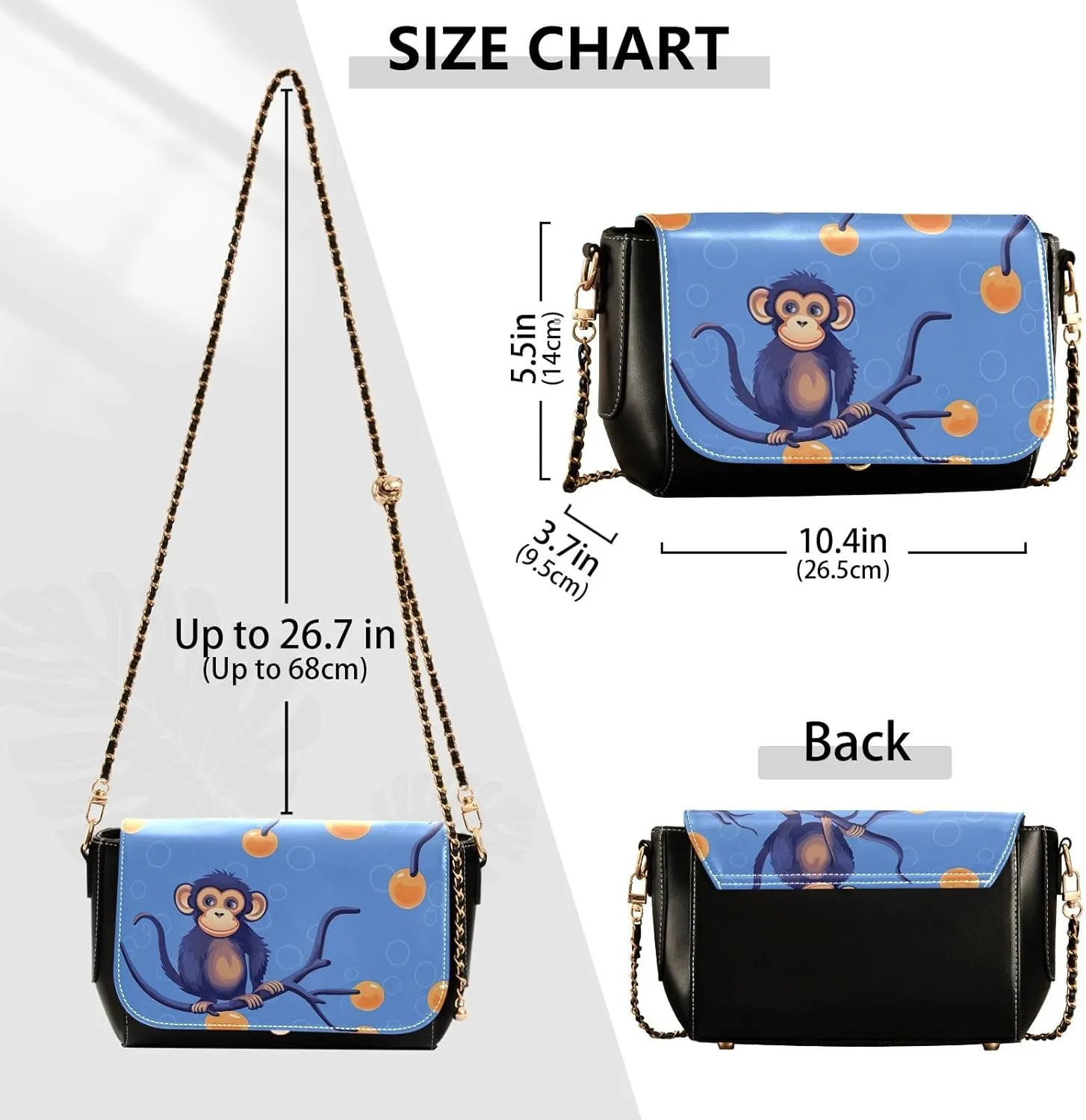 Crossbody Bags For Women Easter Eggs Bunny Rabbit PU Leather Purse Handbag 20847854