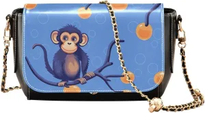 Crossbody Bags For Women Easter Eggs Bunny Rabbit PU Leather Purse Handbag 20847854