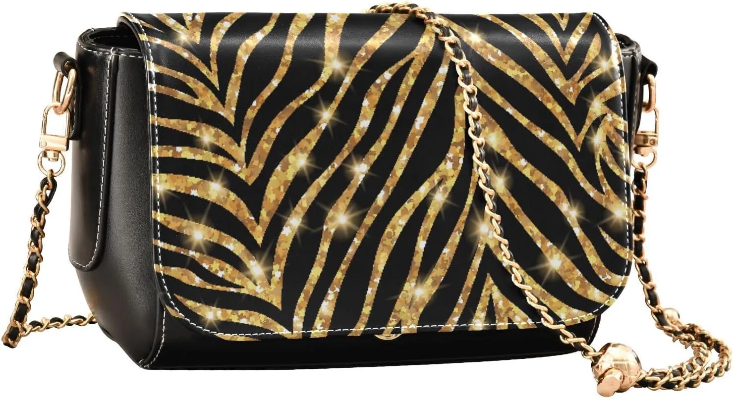 Crossbody Bags for Women Trendy Women's Black Shoulder Bag Small PU Leather Flap Cross Body Bag Handbags